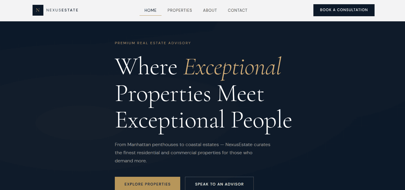 Real Estate Platform screenshot